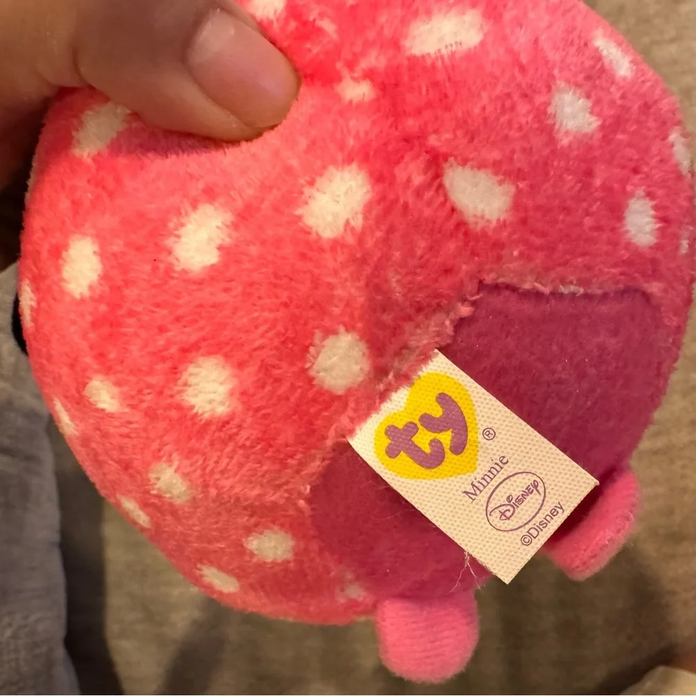 Collectible Beanie Ballz Disney Minnie Mouse Pink & Winnie the Pooh Plush